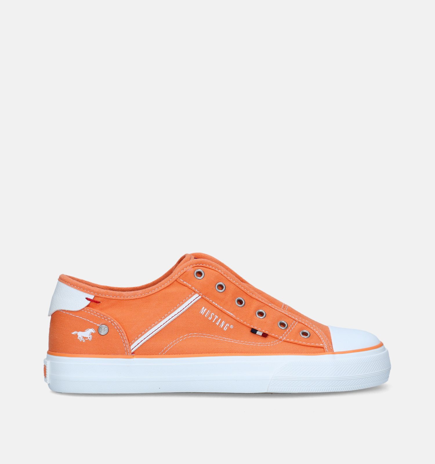 Mustang Oranje Sneakers Dames Sneakers Online op TORFS.BE