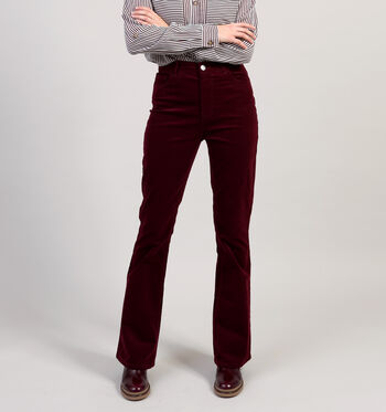 Pieces Jeans Bordeaux