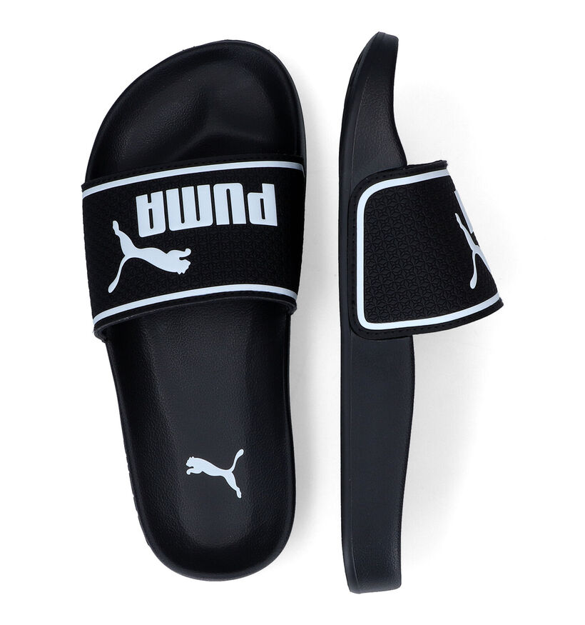 Puma Leadcat 2.0 Zwarte Badslippers voor jongens, meisjes (350398)