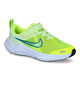 Nike Downshifter 12 PS Gele Sneakers in stof (316303)
