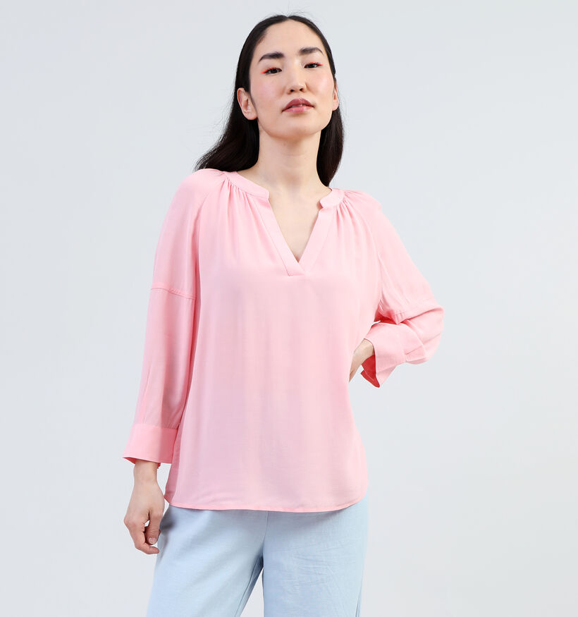 comma Roze Blouse voor dames (341702)