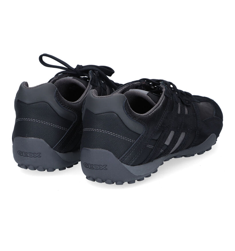 Geox Snake Blauwe Veterschoenen voor heren (315805) - geschikt voor steunzolen