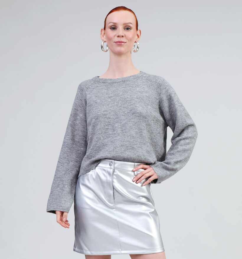 Vero Moda Jupiter Pull tricoté en Gris pour femmes (346143)