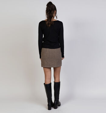 Vero Moda Pulls Noir/Bordeaux