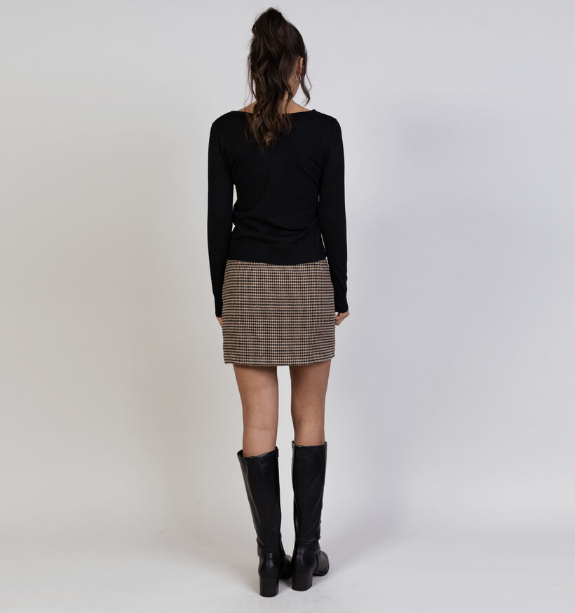 Vero Moda Happy Glitter Pull en Noir pour femmes (365671)