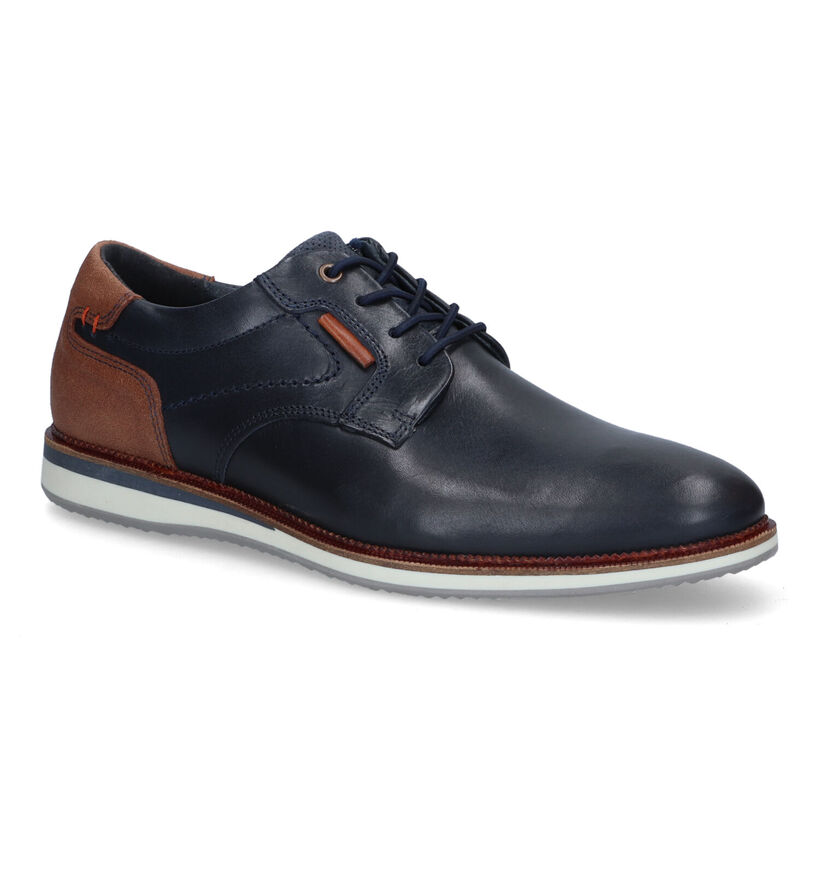 Bullboxer Chaussures classiques en Bleu foncé pour hommes (319436) - pour semelles orthopédiques