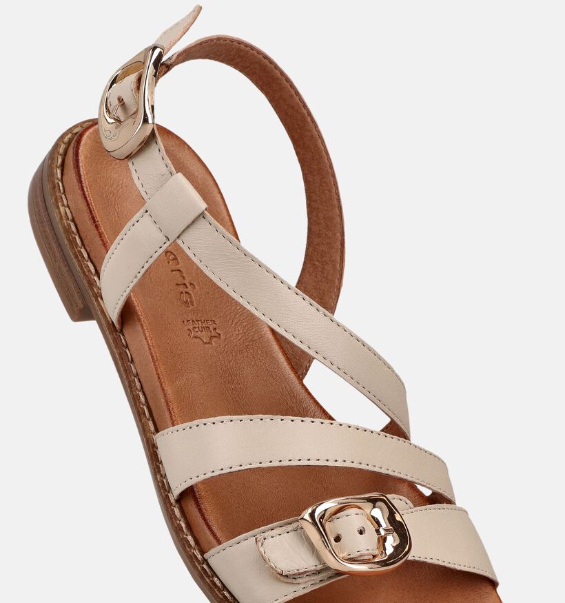 Tamaris Lichtbeige Sandalen voor dames (371723)