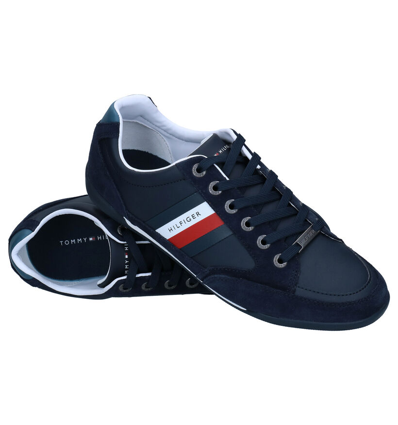 Tommy Hilfiger Corporate Chaussures à lacets en Bleu en simili cuir (279972)