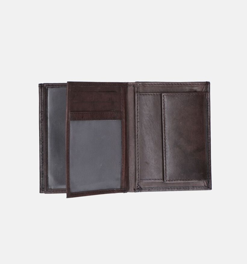 Euro-leather Bruine Portefeuille voor heren (353564)