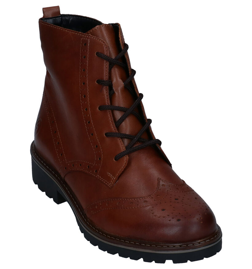 Remonte Bottines en Cognac en cuir (298054)