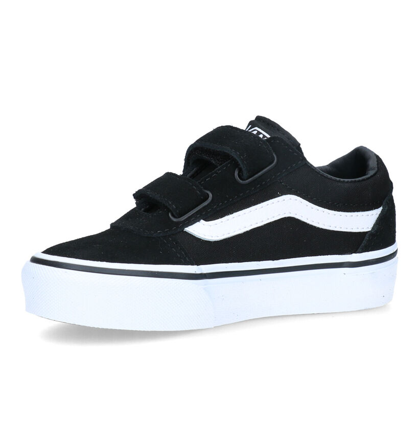 Vans Ward Baskets de skate en Noir pour filles, garçons (352757)