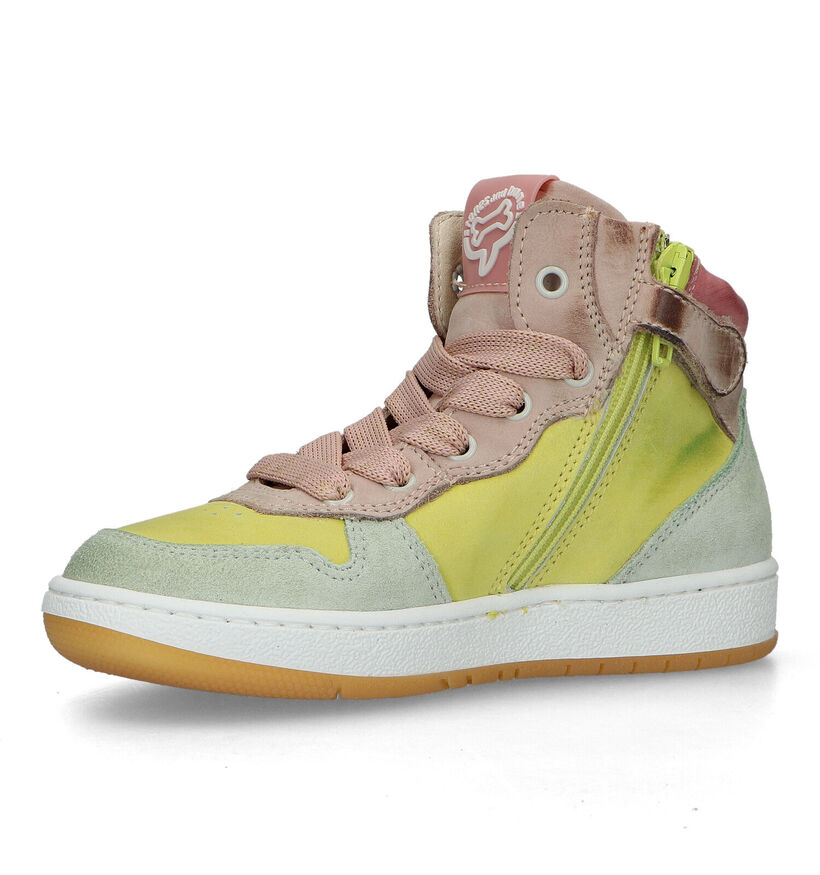 STONES and BONES Losot Gele Sneakers voor meisjes (322052) - geschikt voor steunzolen