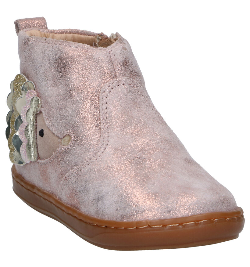 Shoo Pom Bouba Niglo Cognac Hoge Schoenen in nubuck (295706)