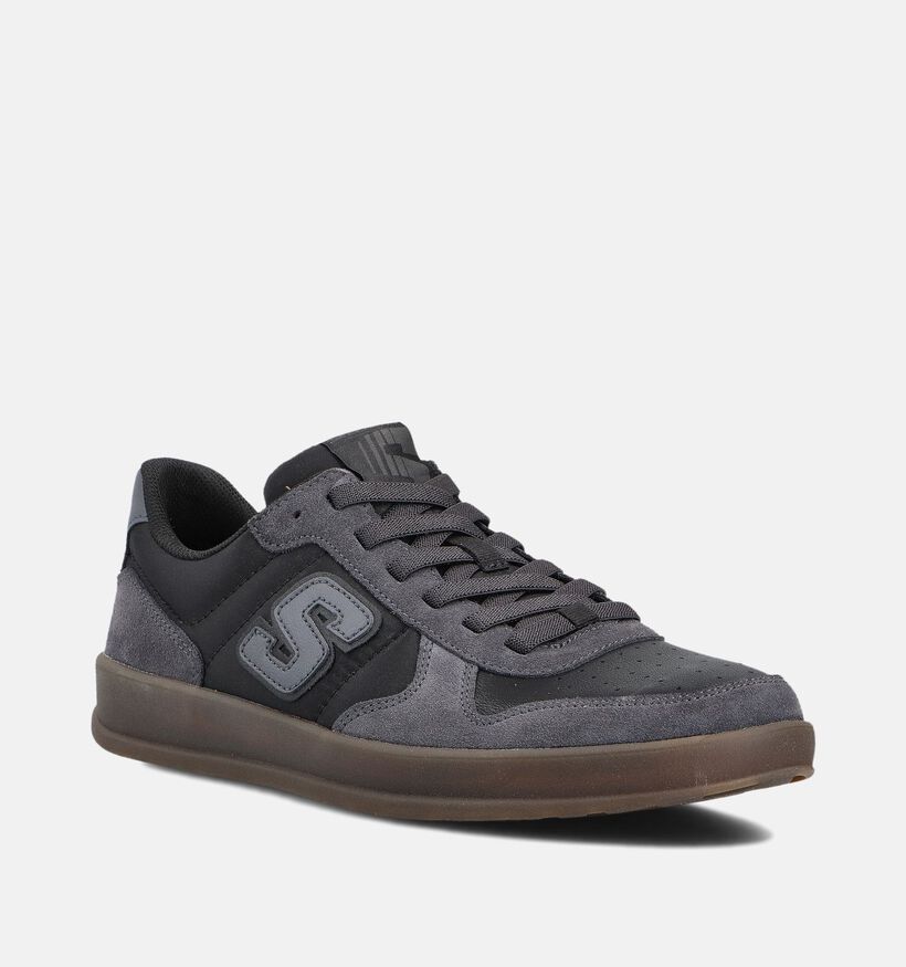 Skechers New Wave Cup Calven Baskets basses en Noir pour hommes (359762) - pour semelles orthopédiques