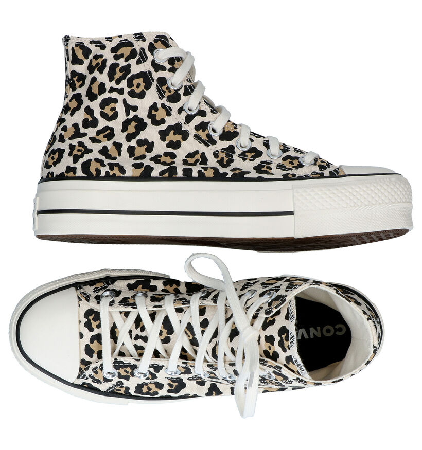 Converse CT All Star Lift Baskets en Beige pour femmes (302686)