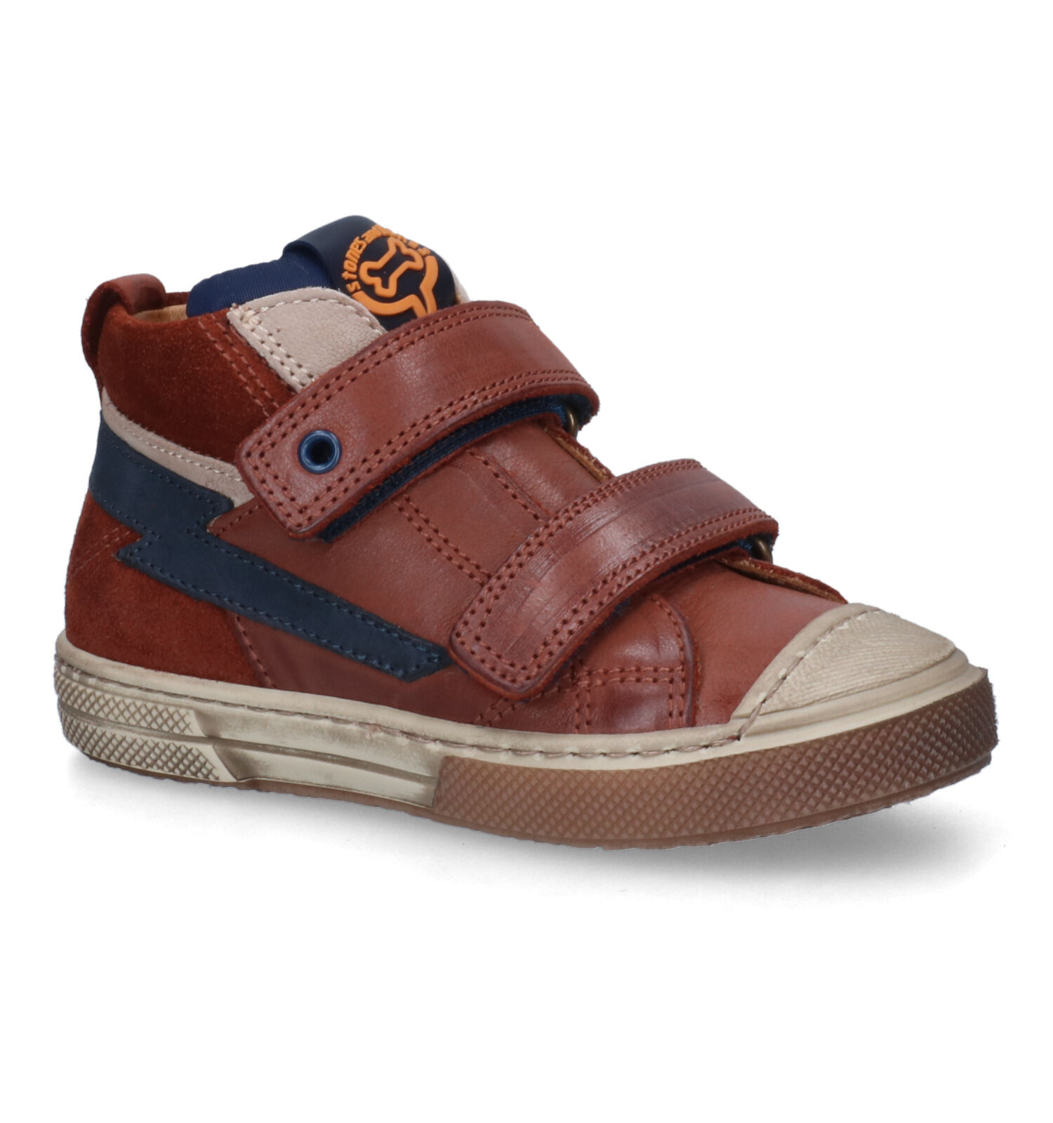 Stones and Bones Conny Bruine Velcroschoenen Jongens Hoge schoenen Online op TORFS.BE