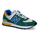 New Balance ML574 Baskets en Bleu en daim (301744)