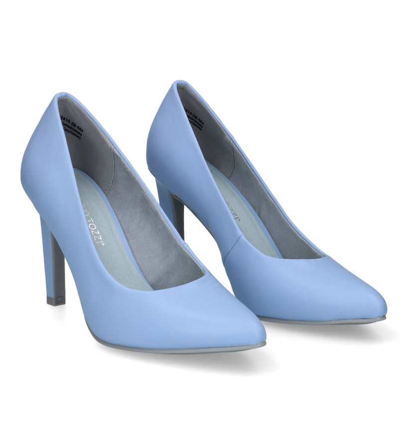 Marco Tozzi Talons hauts en Bleu clair pour femmes (302958)