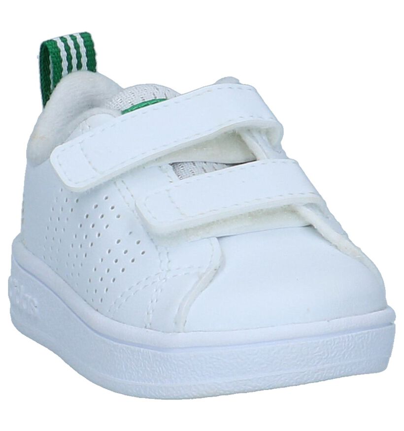 adidas Advantage Clean Baskets basses en Blanc en simili cuir (237173)