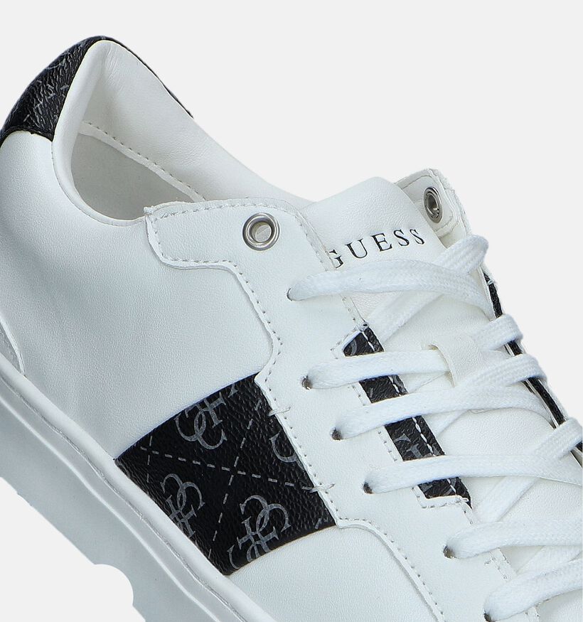 Guess Todi 4G Witte Sneakers voor heren (343208) - geschikt voor steunzolen