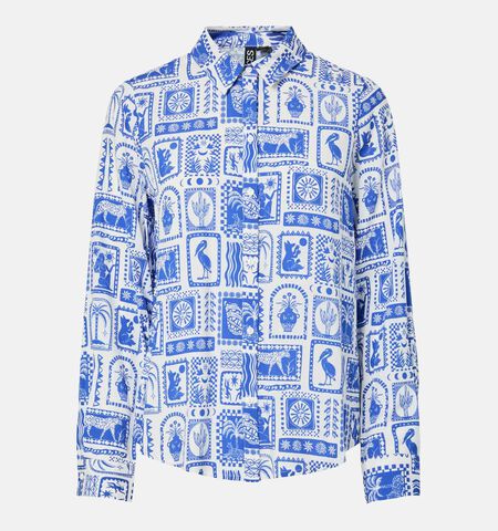 Pieces Blouses Blauw