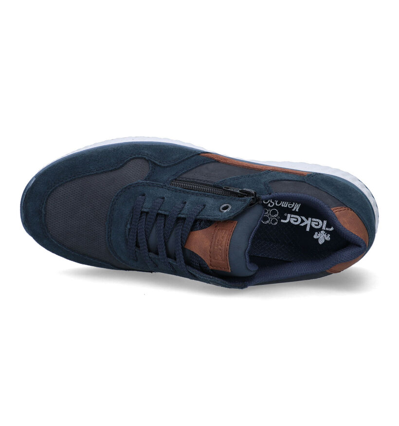 Rieker Chaussures à lacets en Bleu pour hommes (354802) - pour semelles orthopédiques