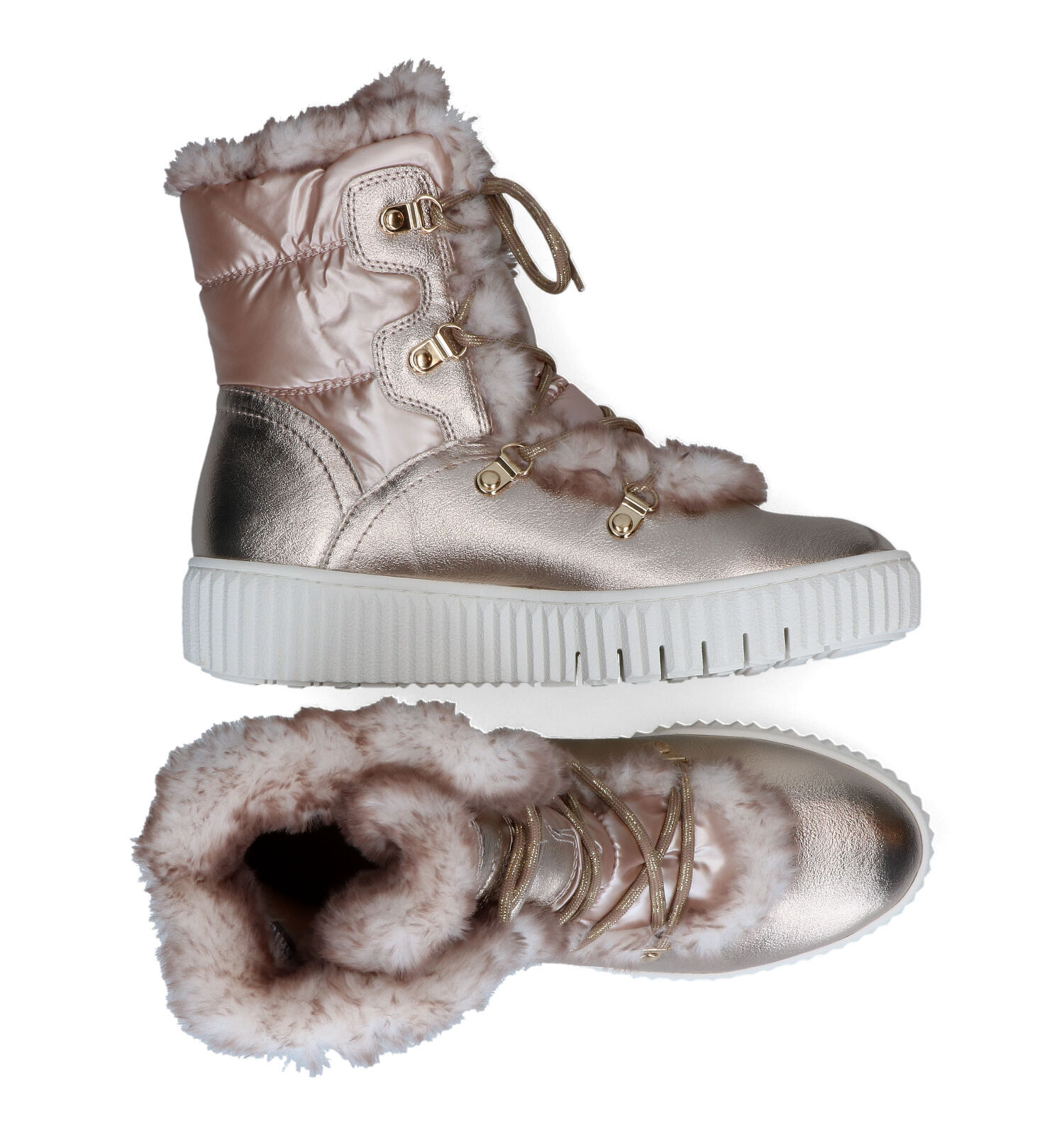 Bottes de neige or