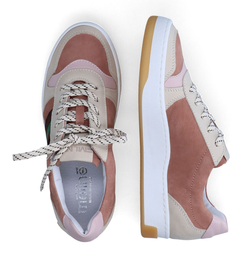 Méliné Beige Sneakers voor dames (316077) - geschikt voor steunzolen