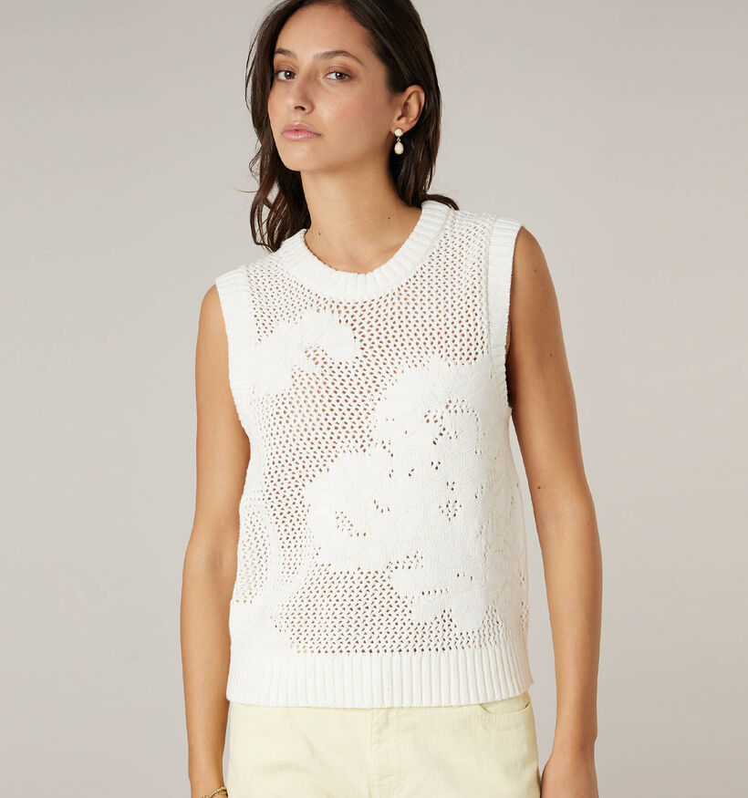 Deeluxe Original Naioke D&eacute;bardeur en Ecru pour femmes (369751)