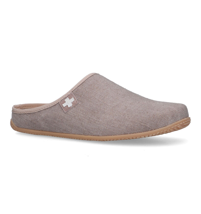 Living Kitzbühel Pantoufles ouvertes en Beige pour femmes (325781) - pour semelles orthopédiques