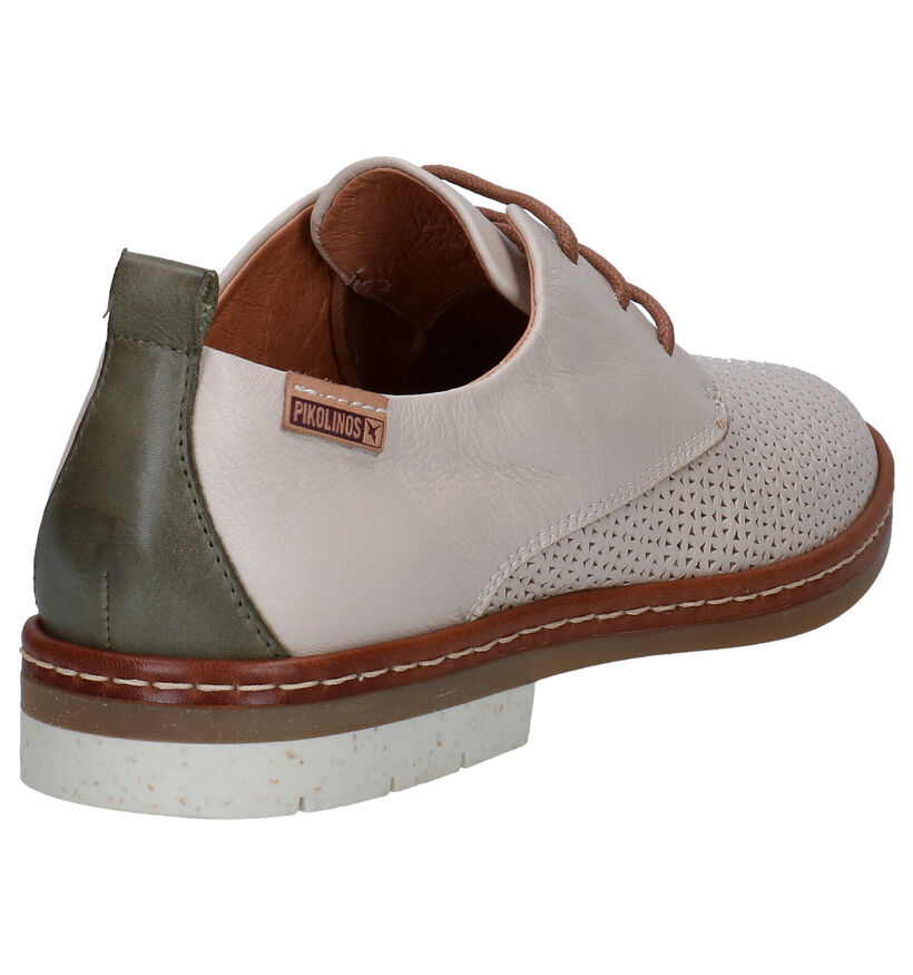 Pikolinos Santander Chaussures à lacets en Beige en cuir (289117)