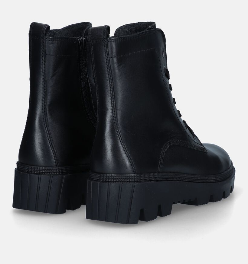 Gabor Bottines combat en Noir pour femmes (331184) - pour semelles orthopédiques