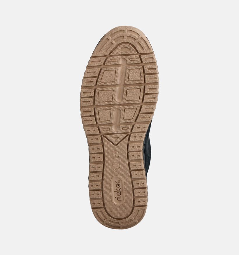 Rieker Donkerblauwe Sneakers met Veter en Rits voor heren (360435) - geschikt voor steunzolen