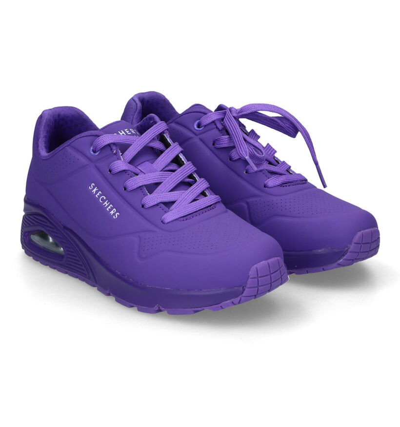Skechers Uno Night Shades Roze Sneakers voor dames (343883)