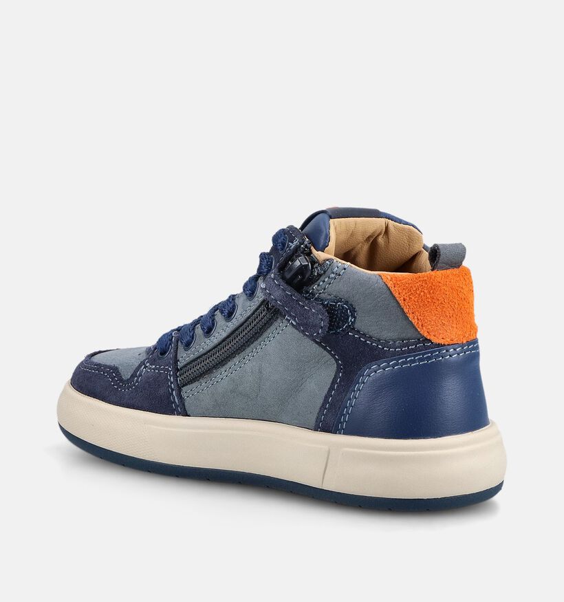 STONES and BONES Panky Blauwe Sneakers voor jongens (378179) - geschikt voor steunzolen