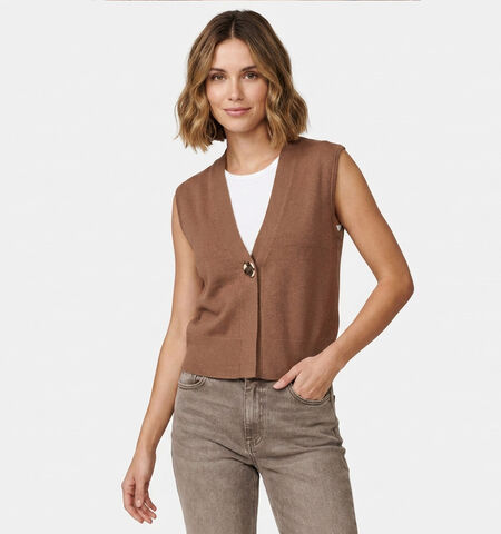Vero Moda Vesten Bruin