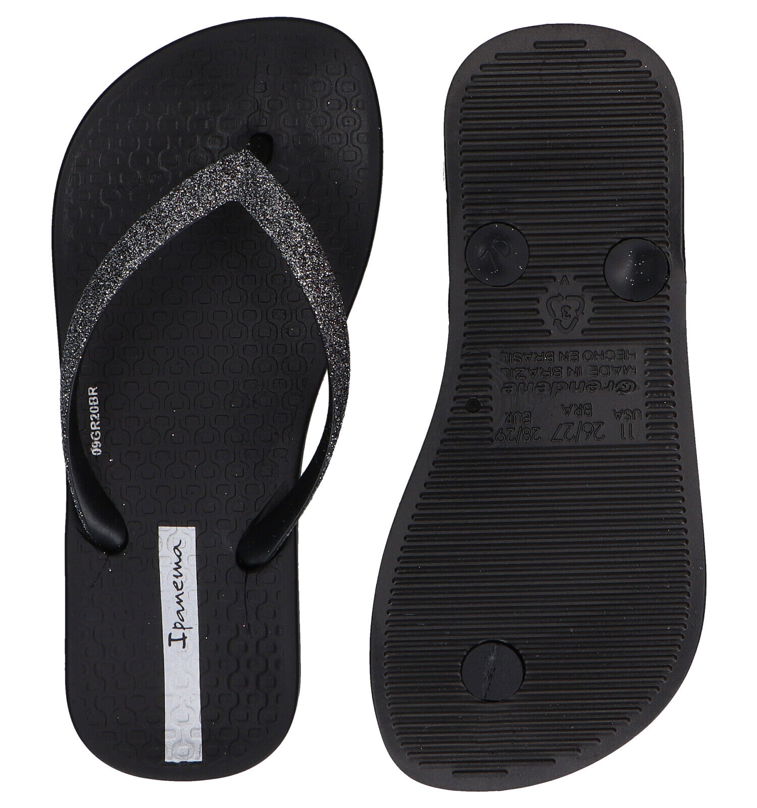 Ipanema Lolita Zwarte Slippers Meisjes Slippers Online op TORFS.BE