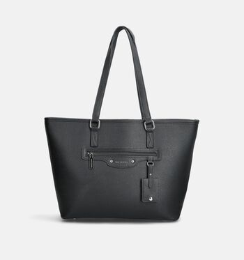 Mac Alyster Cabas Noir/Cognac