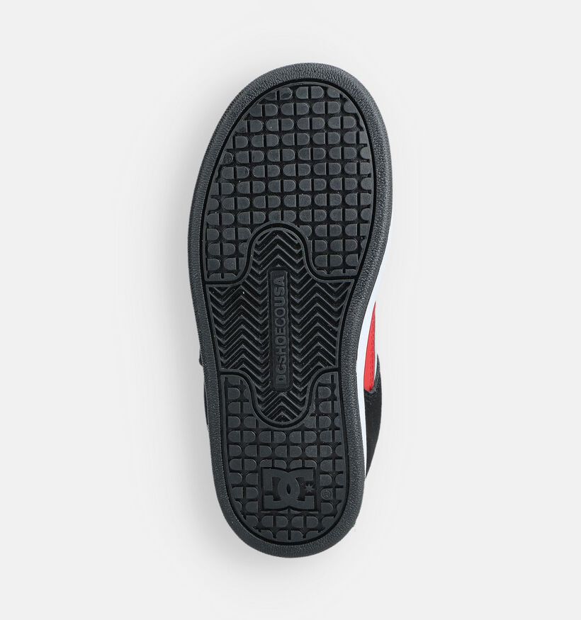 DC Shoes Manteca 4 Baskets en Noir/Rouge pour garçons (360795) - pour semelles orthopédiques