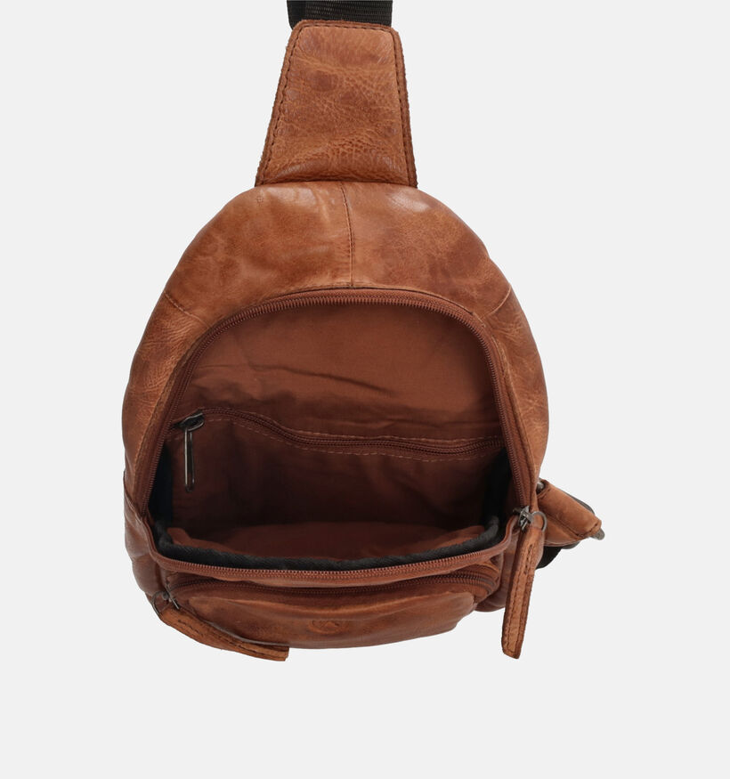 Hide & Stitches Sac à dos en Cognac pour femmes, hommes (343407)