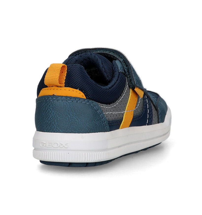 Geox Omefu Chaussures à velcro en Bleu pour garçons (320619) - pour semelles orthopédiques