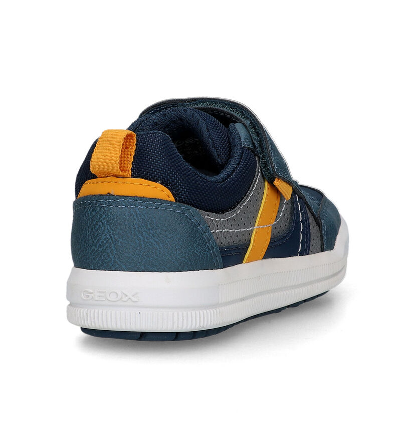 Geox Arzach Baskets en Bleu pour garçons (328527) - pour semelles orthopédiques