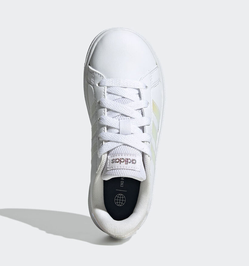 adidas Grand Court 2.0 Witte Sneakers Cloud White voor meisjes (359665) - geschikt voor steunzolen