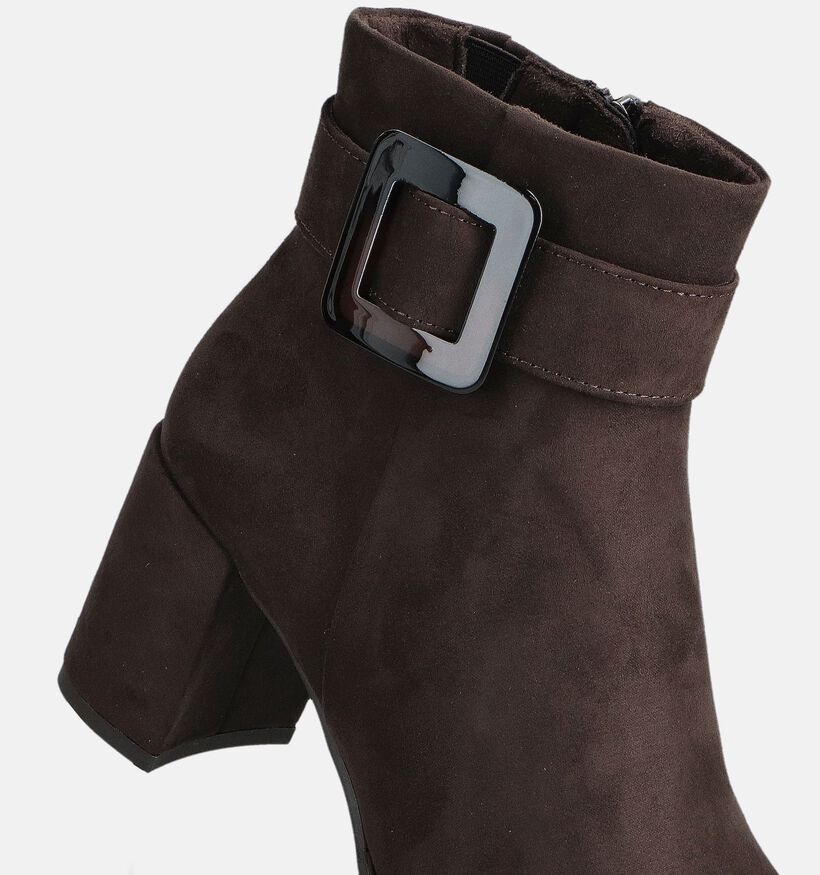 Marco Tozzi Bruine Enkellaarzen voor dames (365019)