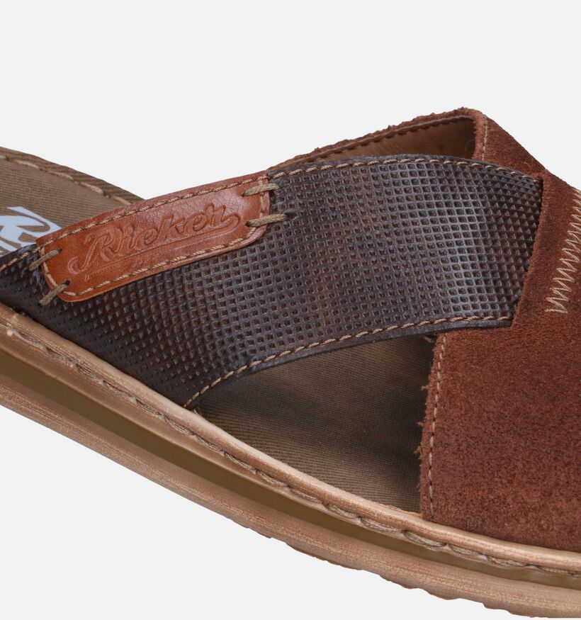 Rieker Bruine Slippers voor heren (323672)