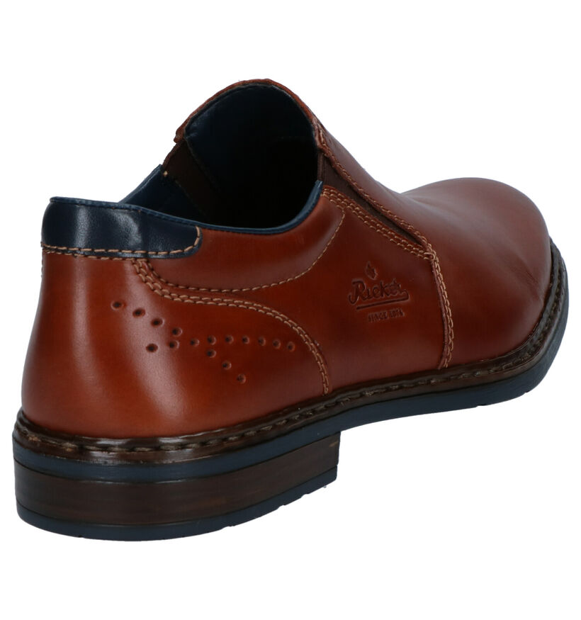 Rieker Chaussures slip-on en Cognac en cuir (262173)