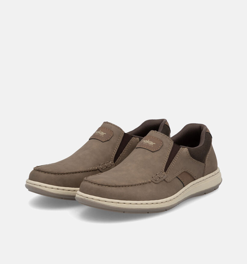 Rieker Chaussures confort en Taupe pour hommes (354815) - pour semelles orthopédiques