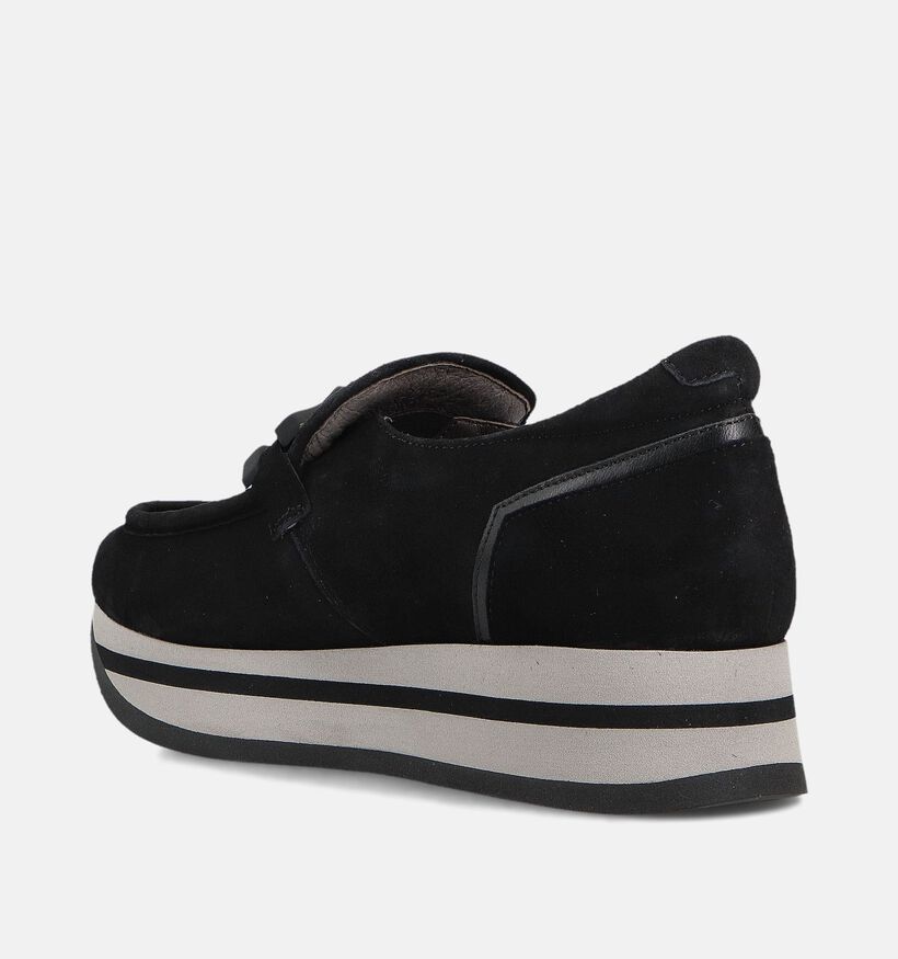 Softwaves Chaussures à enfiler en Noir pour femmes (364906) - pour semelles orthopédiques