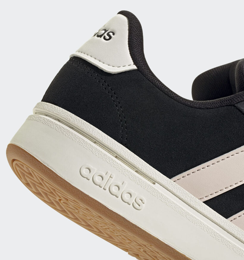 adidas Grand Court Zwarte Sneakers voor dames (359441) - geschikt voor steunzolen
