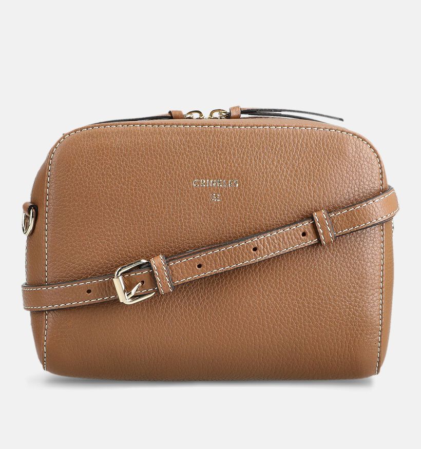 Crinkles Bruine Crossbodytas voor dames (381714)
